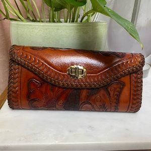 Western Brown Leather Wallet